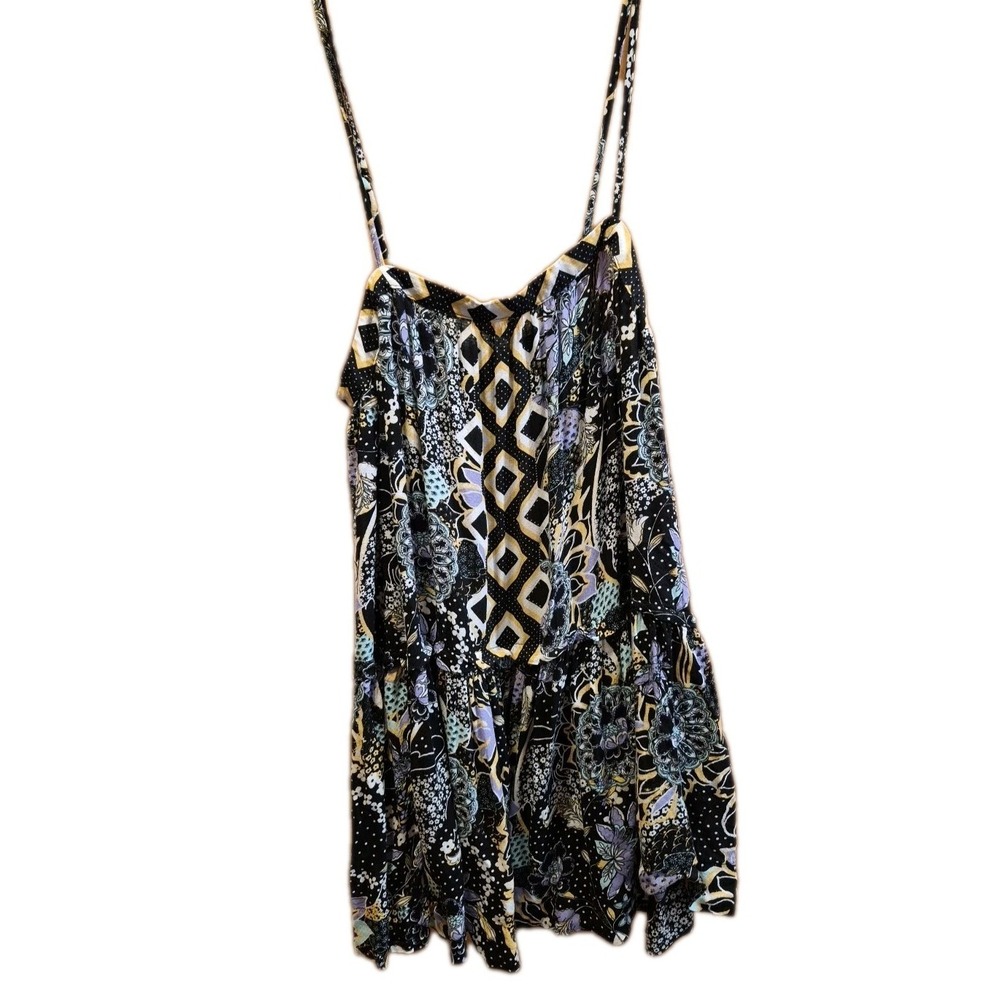 Intimately Free People Women's XS Paisley Floral Cami Slip Dress Boho Festival